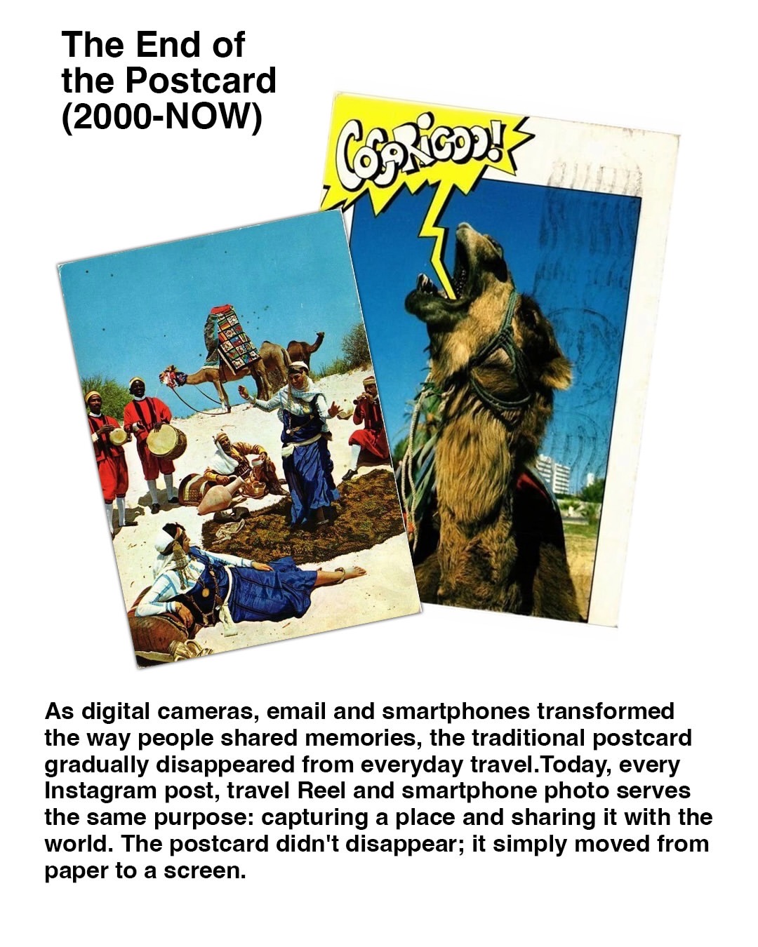Late twentieth century tourist postcards from Tunisia